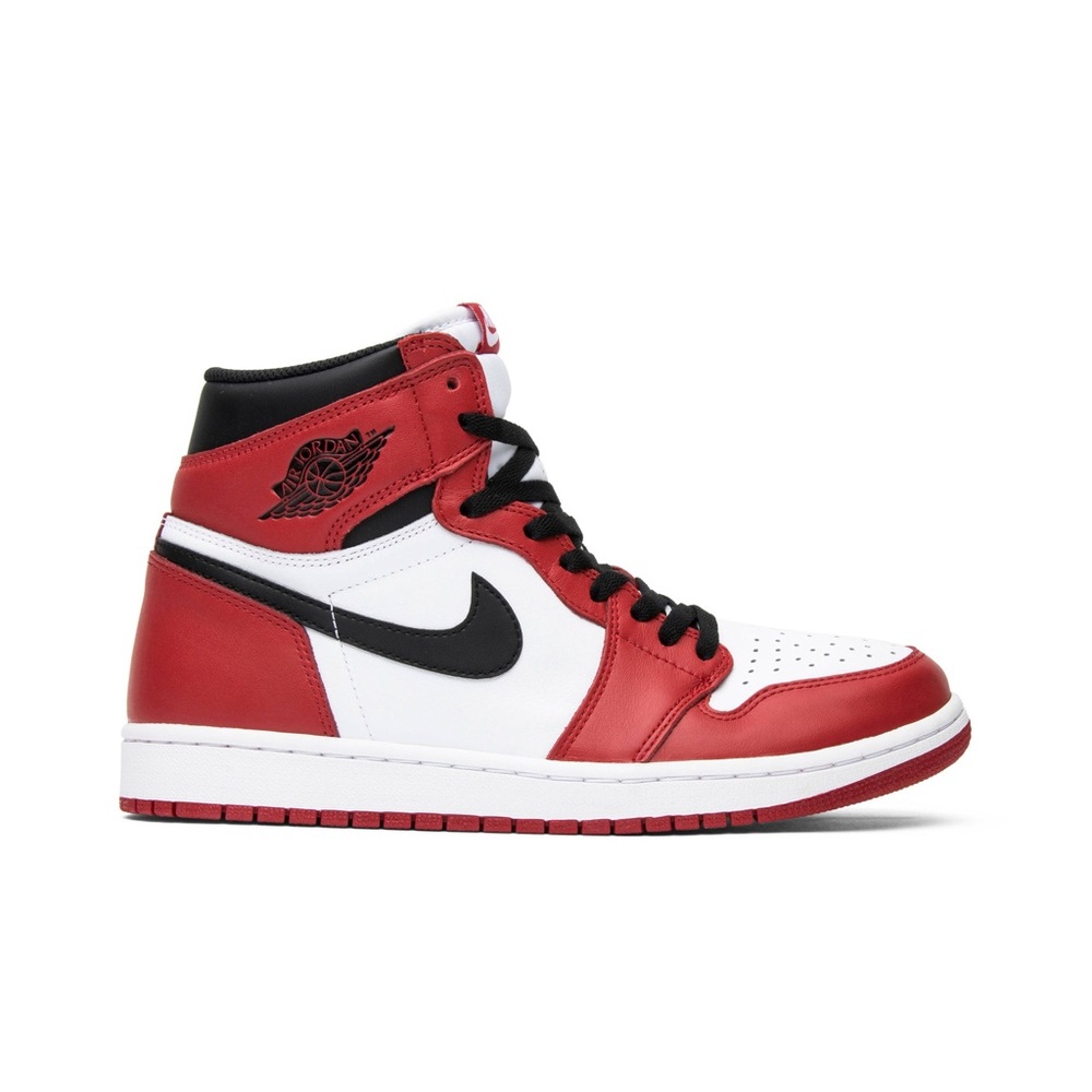Nike Air Jordan 1 Retro High OG Box in Black and Red. .